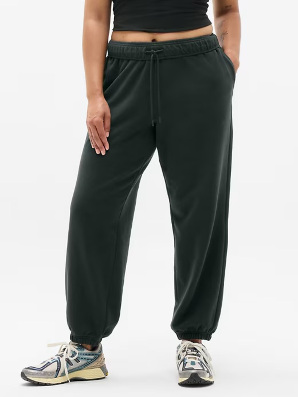 Athleta forever fleece high rise jogger